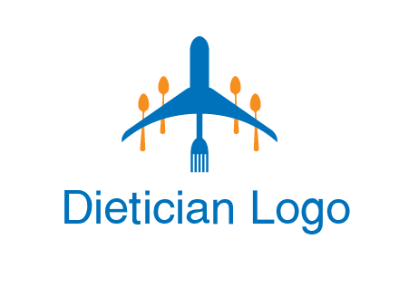 fork spoon plane travel & hospitality logo
