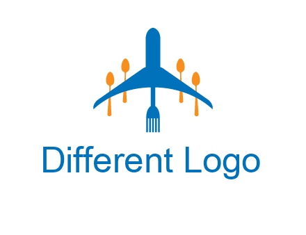 fork spoon plane travel & hospitality logo