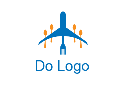 fork spoon plane travel & hospitality logo