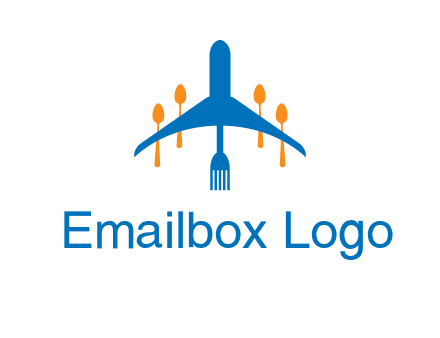 fork spoon plane travel & hospitality logo