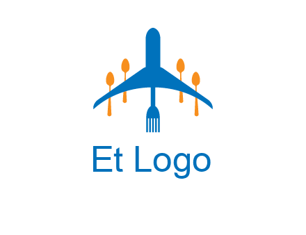 fork spoon plane travel & hospitality logo