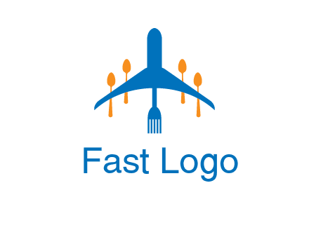fork spoon plane travel & hospitality logo