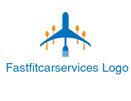 fork spoon plane travel & hospitality logo