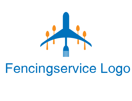 fork spoon plane travel & hospitality logo