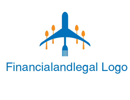 fork spoon plane travel & hospitality logo