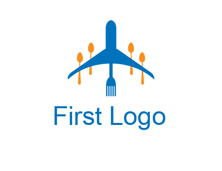 fork spoon plane travel & hospitality logo