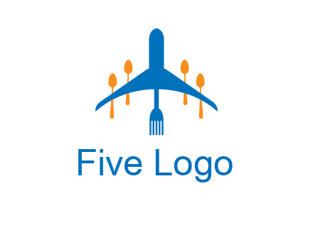 fork spoon plane travel & hospitality logo