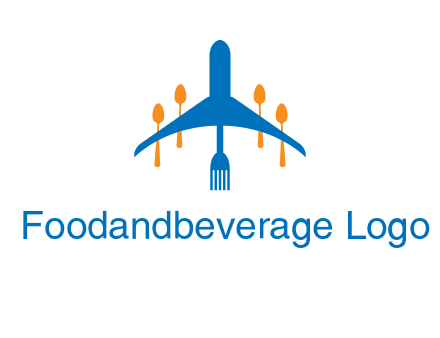 fork spoon plane travel & hospitality logo