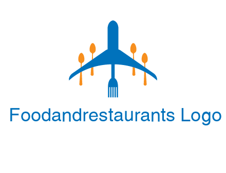 fork spoon plane travel & hospitality logo