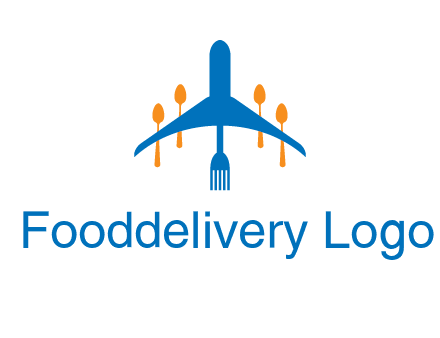fork spoon plane travel & hospitality logo