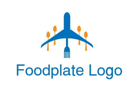 fork spoon plane travel & hospitality logo
