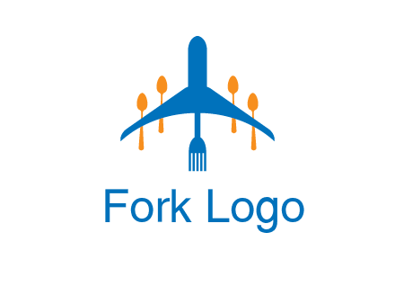 fork spoon plane travel & hospitality logo