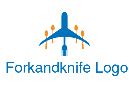 fork spoon plane travel & hospitality logo