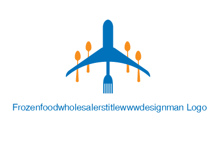 fork spoon plane travel & hospitality logo