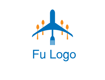 fork spoon plane travel & hospitality logo