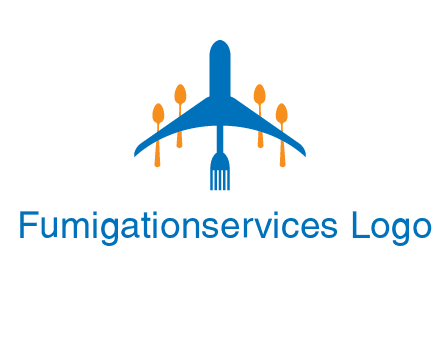 fork spoon plane travel & hospitality logo