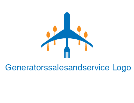 fork spoon plane travel & hospitality logo