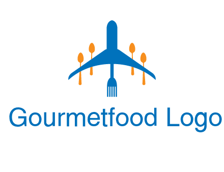 fork spoon plane travel & hospitality logo