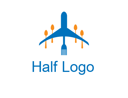 fork spoon plane travel & hospitality logo