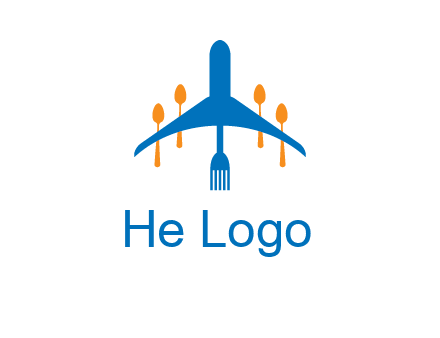 fork spoon plane travel & hospitality logo