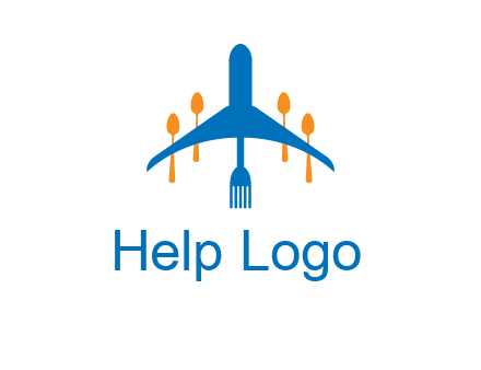 fork spoon plane travel & hospitality logo