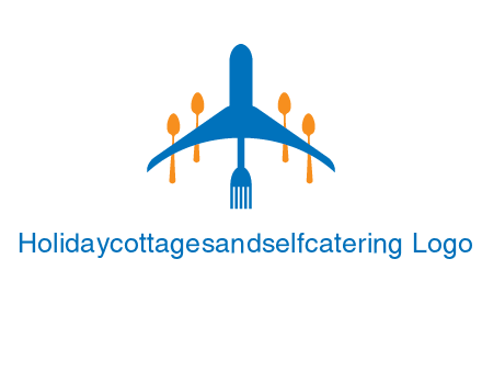 fork spoon plane travel & hospitality logo