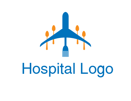 fork spoon plane travel & hospitality logo