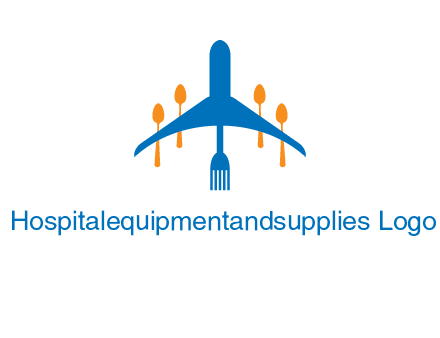 fork spoon plane travel & hospitality logo