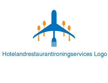 fork spoon plane travel & hospitality logo