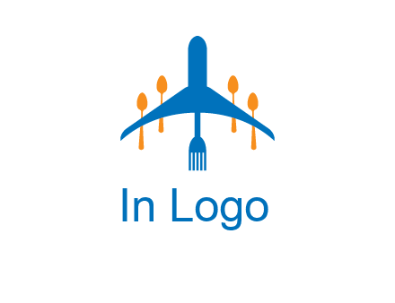 fork spoon plane travel & hospitality logo