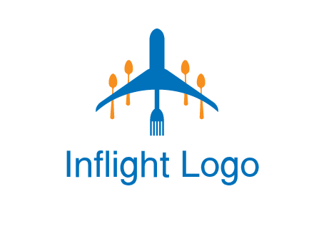 fork spoon plane travel & hospitality logo