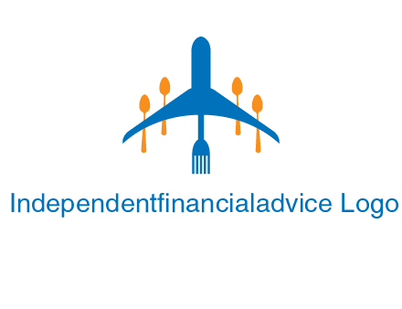 fork spoon plane travel & hospitality logo