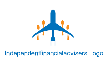 fork spoon plane travel & hospitality logo