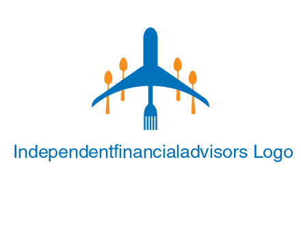 fork spoon plane travel & hospitality logo
