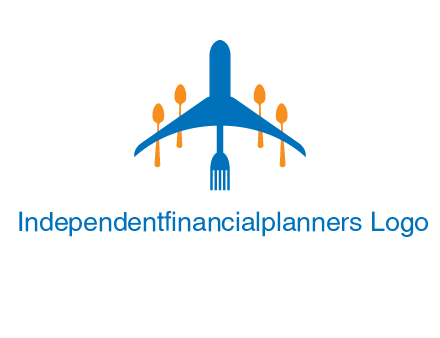 fork spoon plane travel & hospitality logo