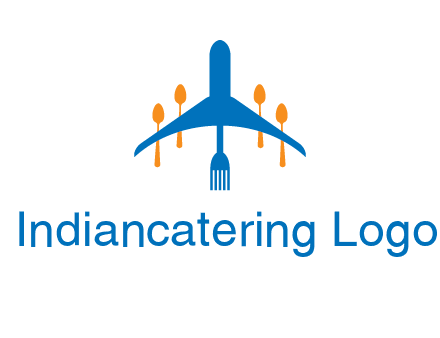 fork spoon plane travel & hospitality logo