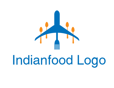 fork spoon plane travel & hospitality logo