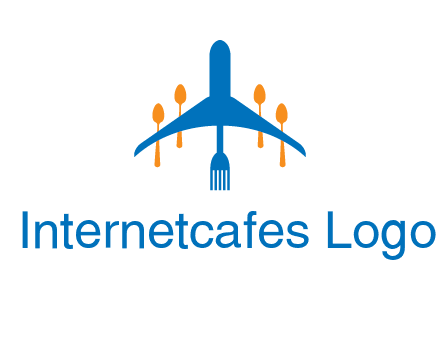 fork spoon plane travel & hospitality logo