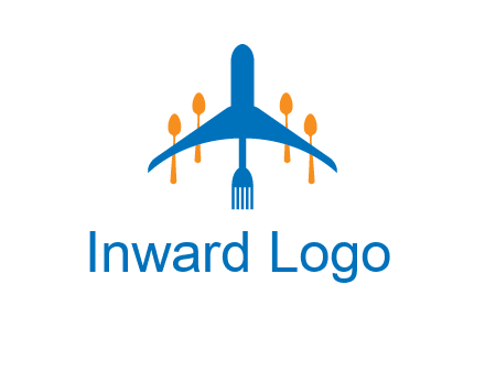 fork spoon plane travel & hospitality logo