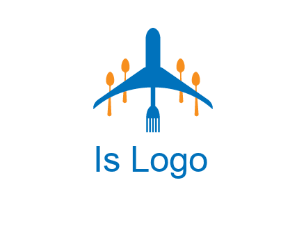 fork spoon plane travel & hospitality logo