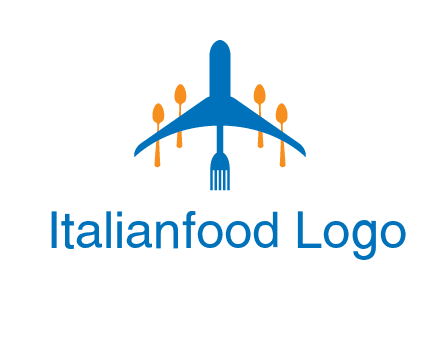 fork spoon plane travel & hospitality logo