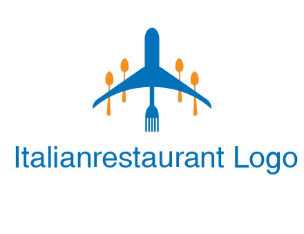 fork spoon plane travel & hospitality logo