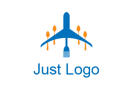 fork spoon plane travel & hospitality logo
