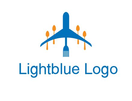 fork spoon plane travel & hospitality logo