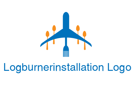 fork spoon plane travel & hospitality logo