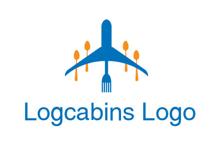 fork spoon plane travel & hospitality logo