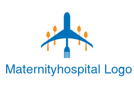 fork spoon plane travel & hospitality logo