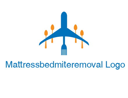 fork spoon plane travel & hospitality logo