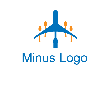 fork spoon plane travel & hospitality logo
