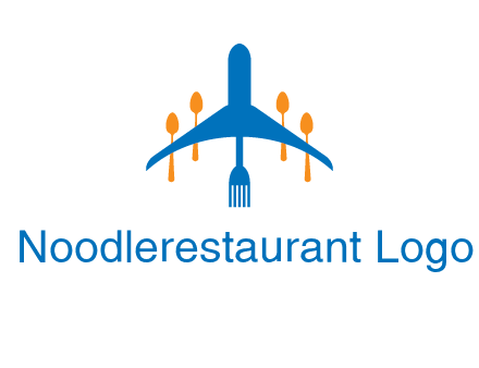 fork spoon plane travel & hospitality logo